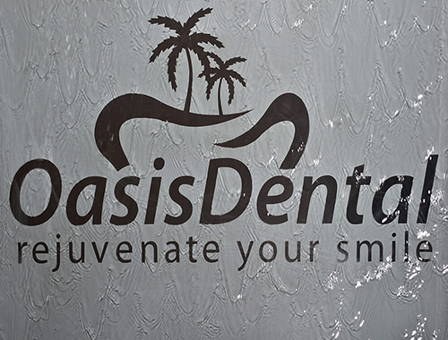 Front of Oasis Dental office on the dentist office tour